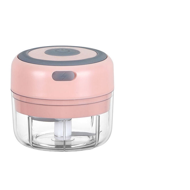 Mini Electric Garlic Chopper – USB Rechargeable Vegetable & Food Processor (100/250ml)