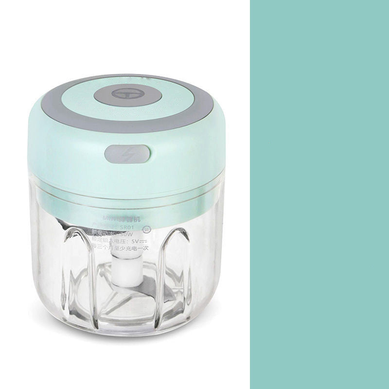 Mini Electric Garlic Chopper – USB Rechargeable Vegetable & Food Processor (100/250ml)