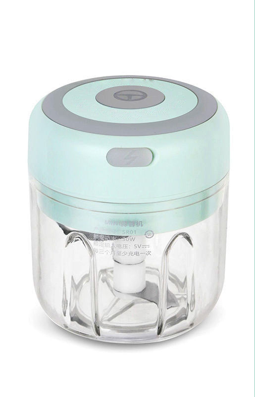Mini Electric Garlic Chopper – USB Rechargeable Vegetable & Food Processor (100/250ml)