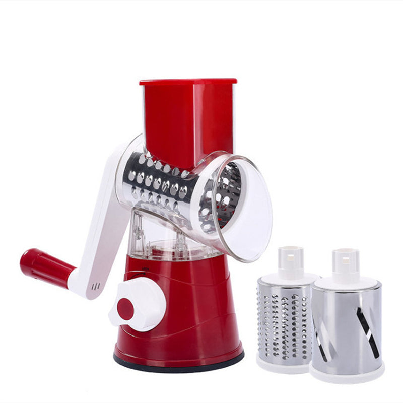 Manual Vegetable Cutter Slicer – Multifunction Hand Crank Kitchen Tool
