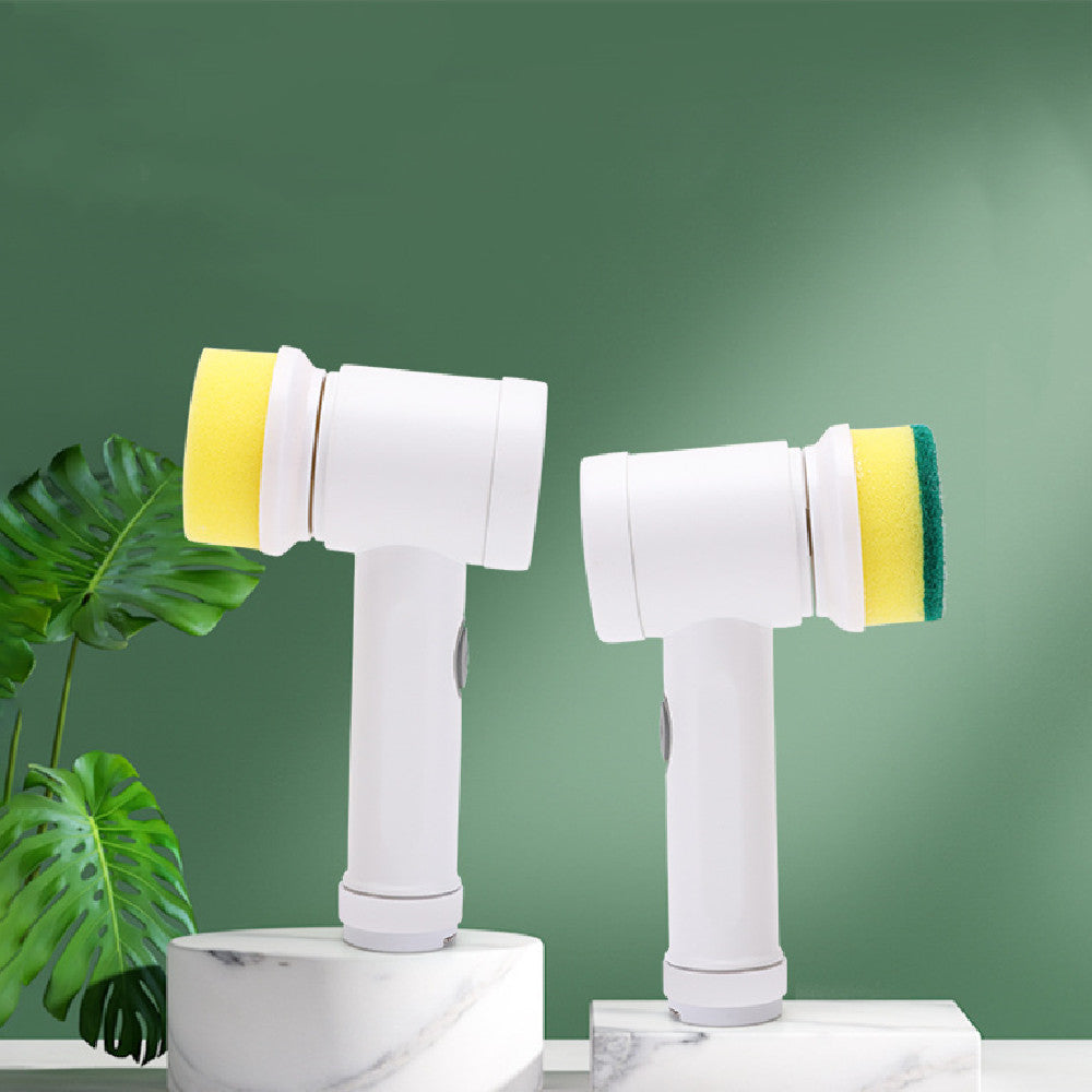 Intelligent Electric Cleaning Brush – USB Rechargeable IPX7 Waterproof Kitchen & Home Cleaning Tool with Multiple Brush Heads